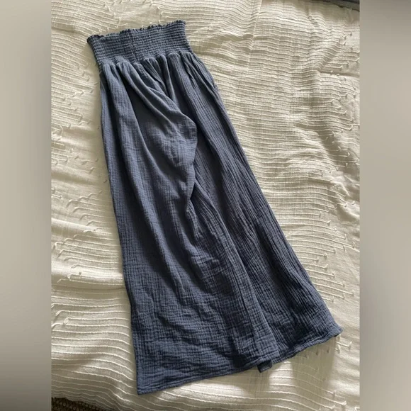 Boutique Zoe Smocked Set in *light blue*, medium - Picture 3 of 5